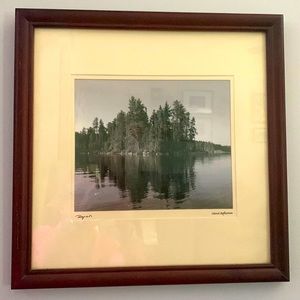 Photo wall hanging of “Island Reflections”